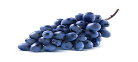 Druiven blauw zonder pit, per 100 gram